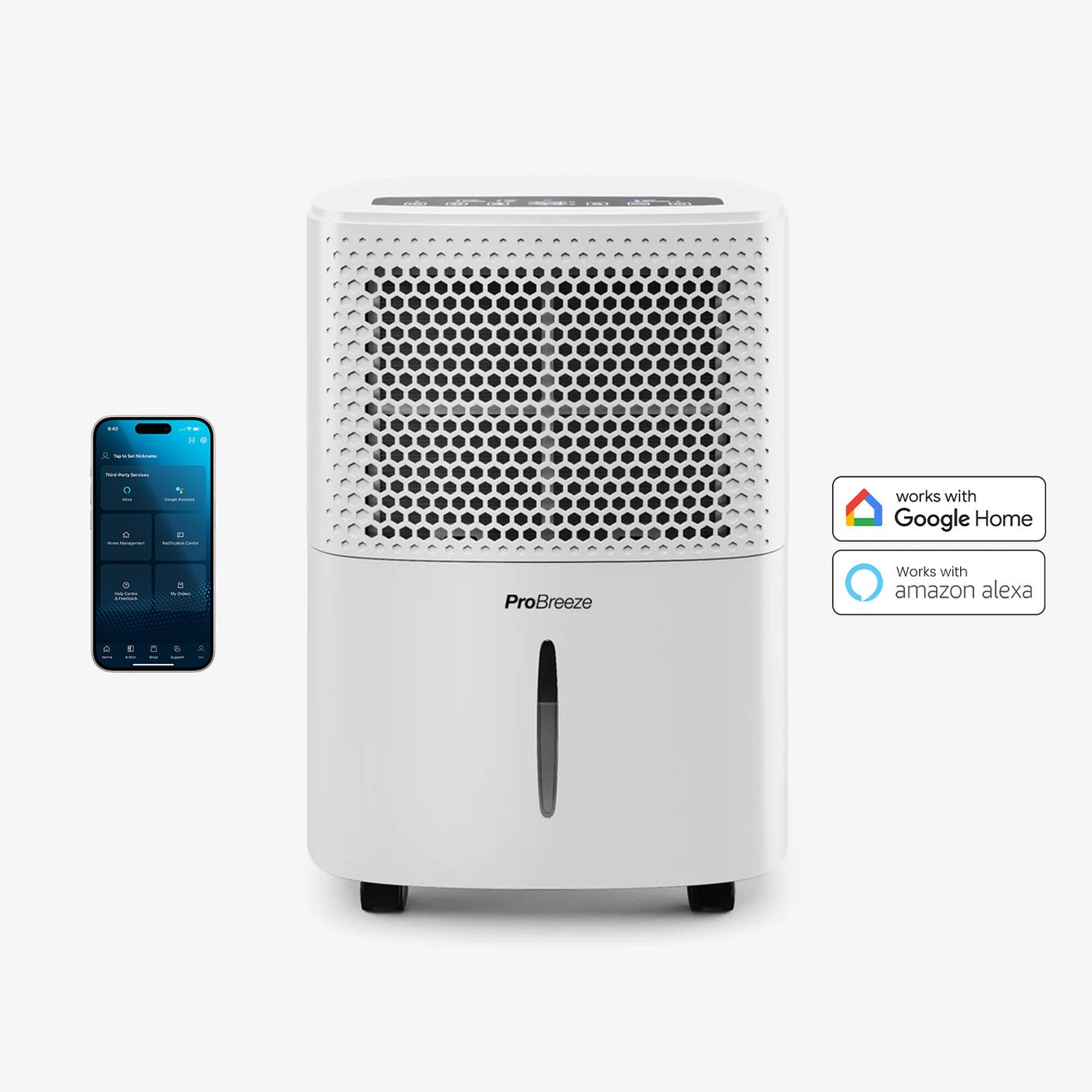 Dehumidifier Pro Breeze Eco Compact 12 L Wi-Fi