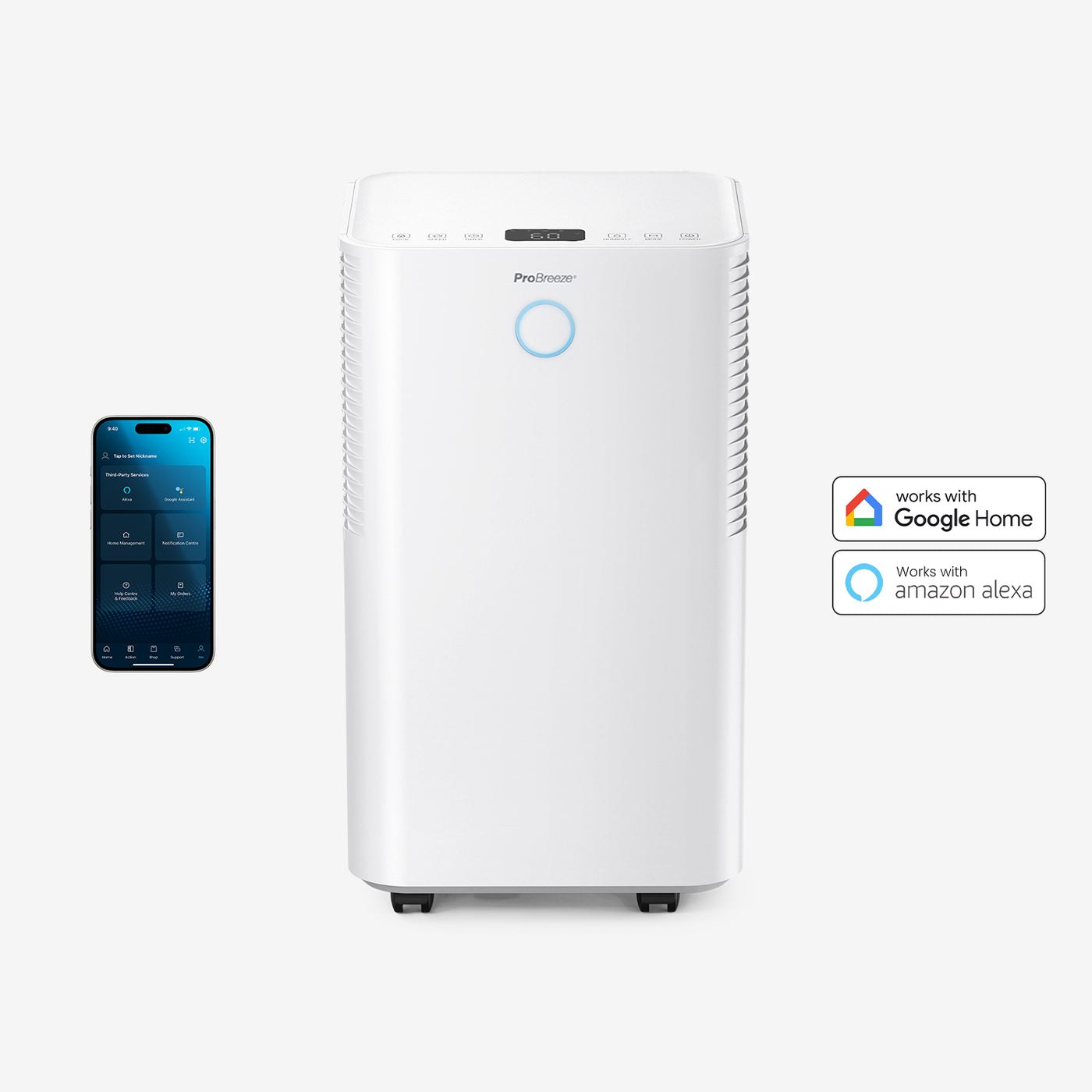 Deshumidificador Pro Breeze OmniDry 12 L Wi-Fi