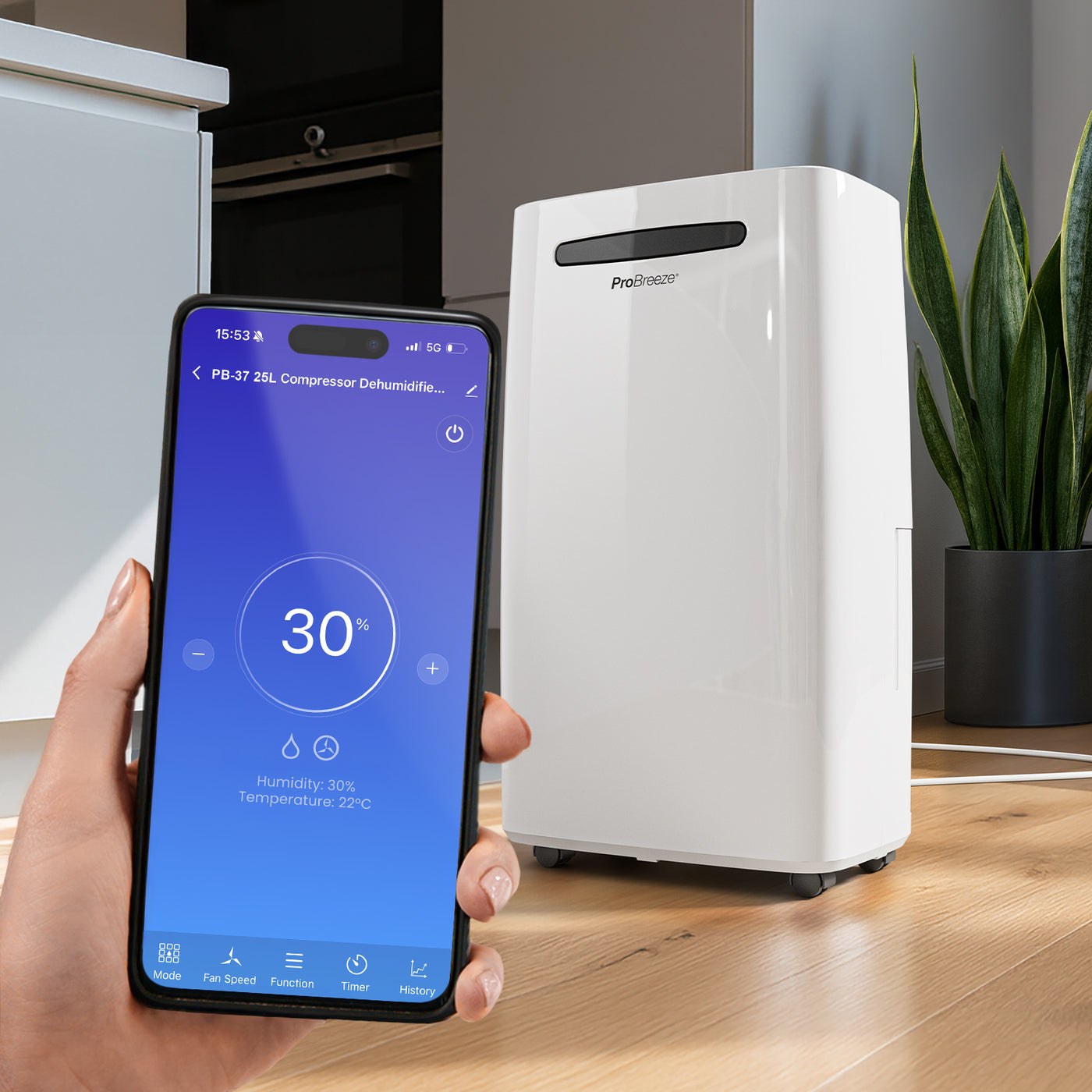 Dehumidifier Pro Breeze 25 L Wi-Fi PB-D-37W — Manufacturer photograph 2