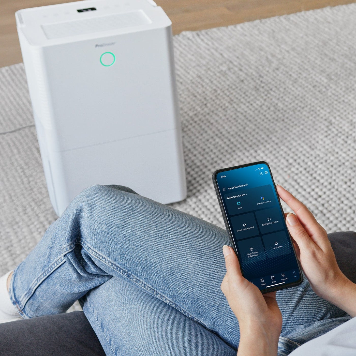Luftentfeuchter Pro Breeze OmniDry 40 L Wi-Fi — Herstellerfoto 2