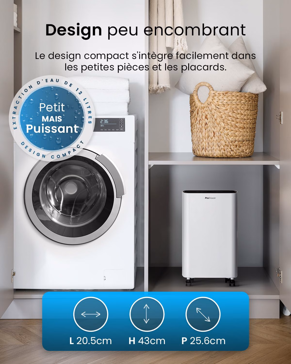 4 roues pivotantes pour transport facile