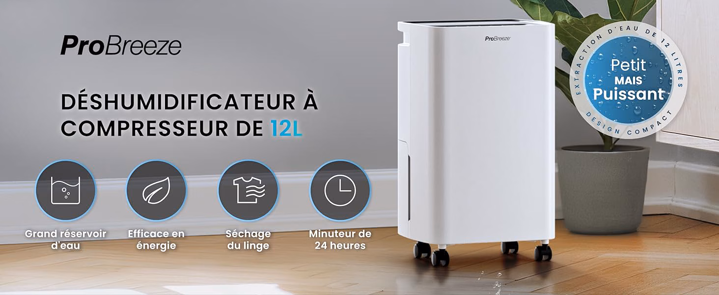 Infographie - Capacité 12L et faible consommation énergétique