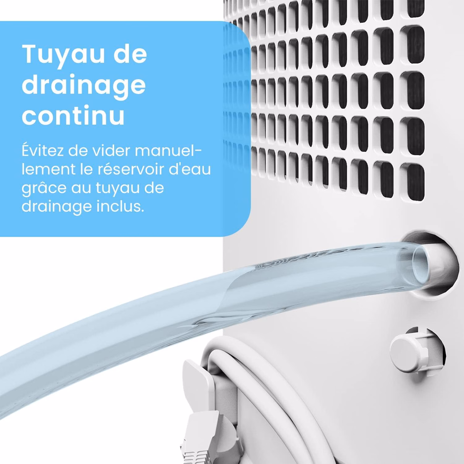 Filtre à air amovible et lavable pour purification d'air optimale
