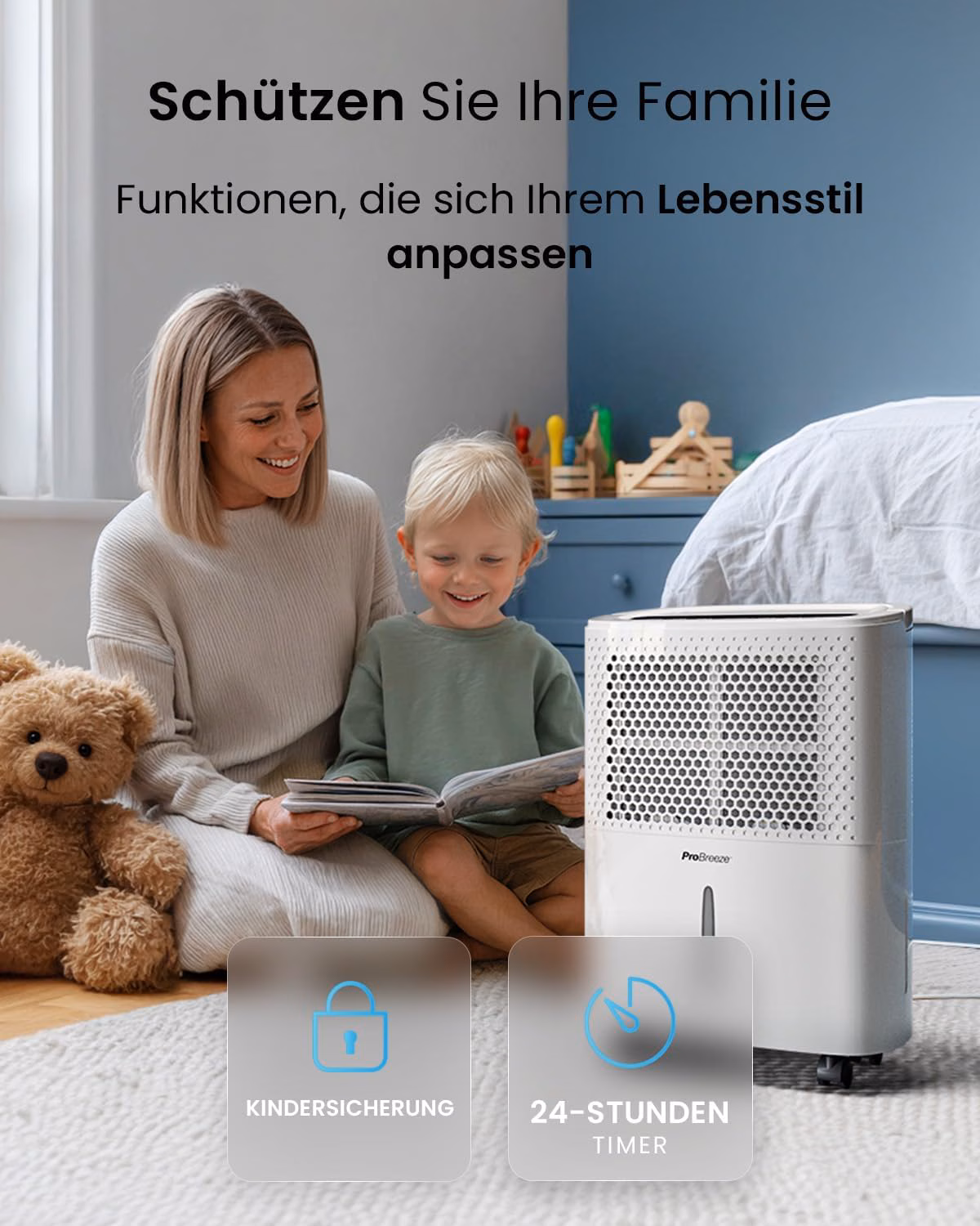 Professionelles kompaktes Design 43,7 cm Höhe mit Tragegriff