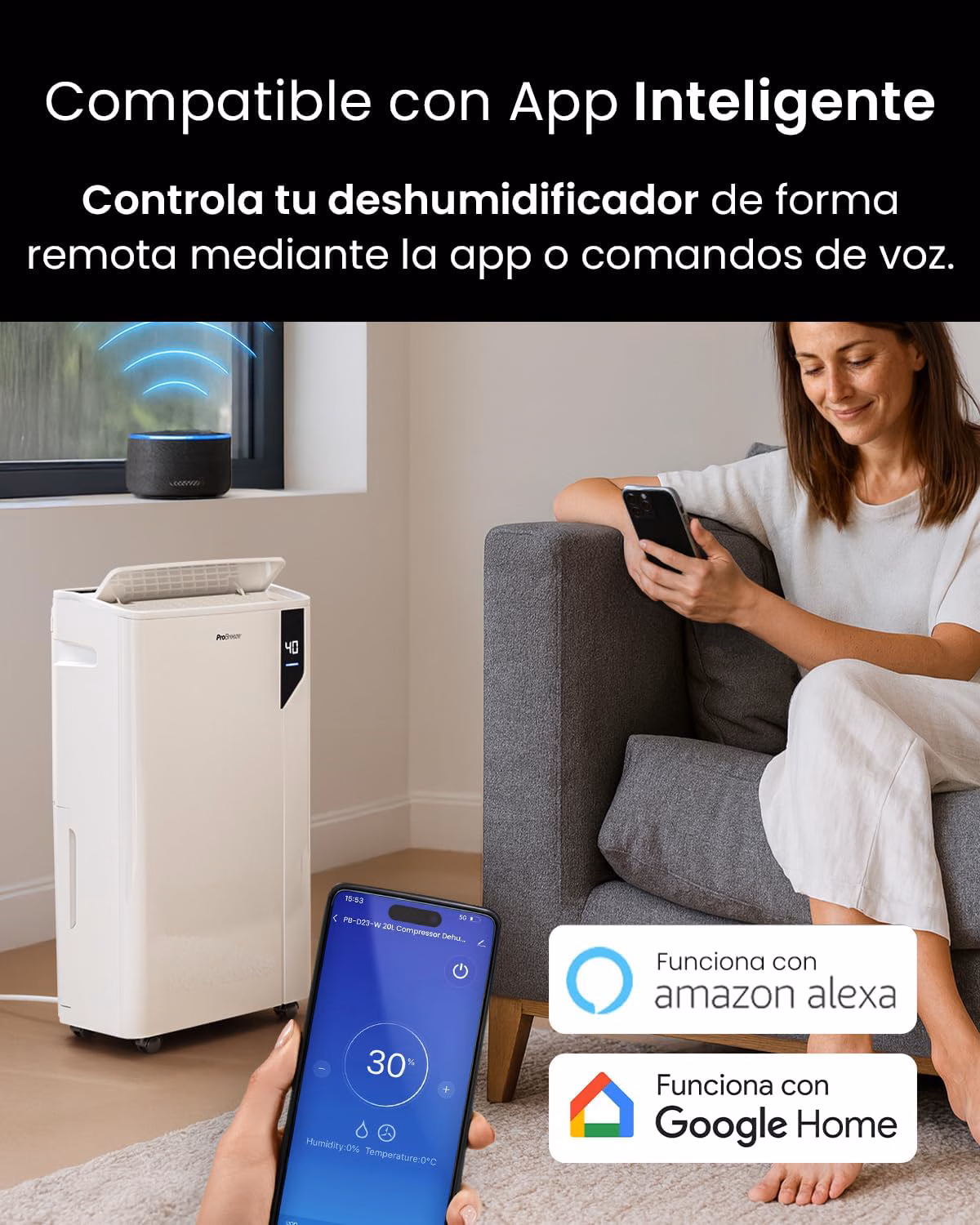 Control WiFi mediante aplicación móvil iOS y Android
