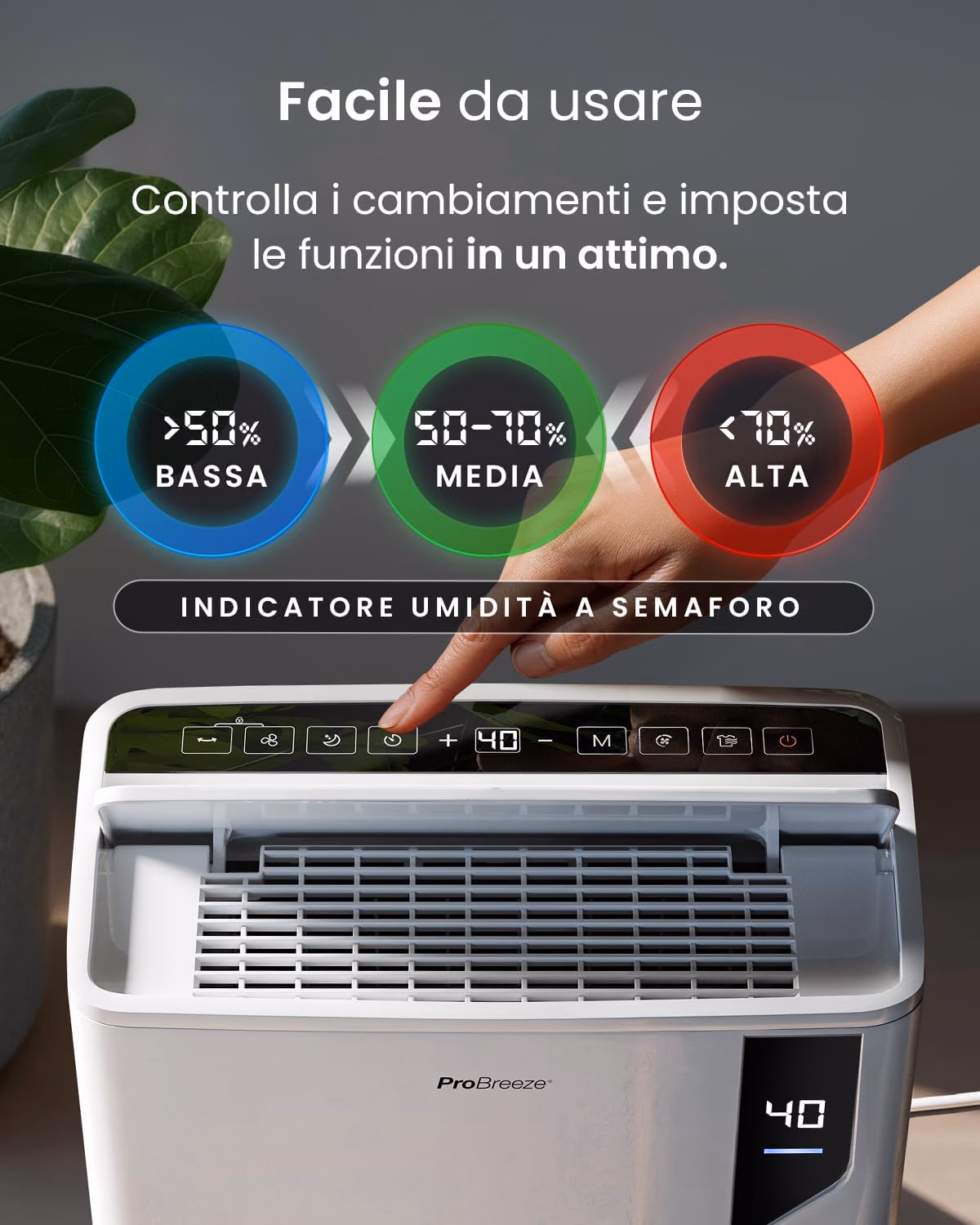 5 modalità operative professionali programmabili