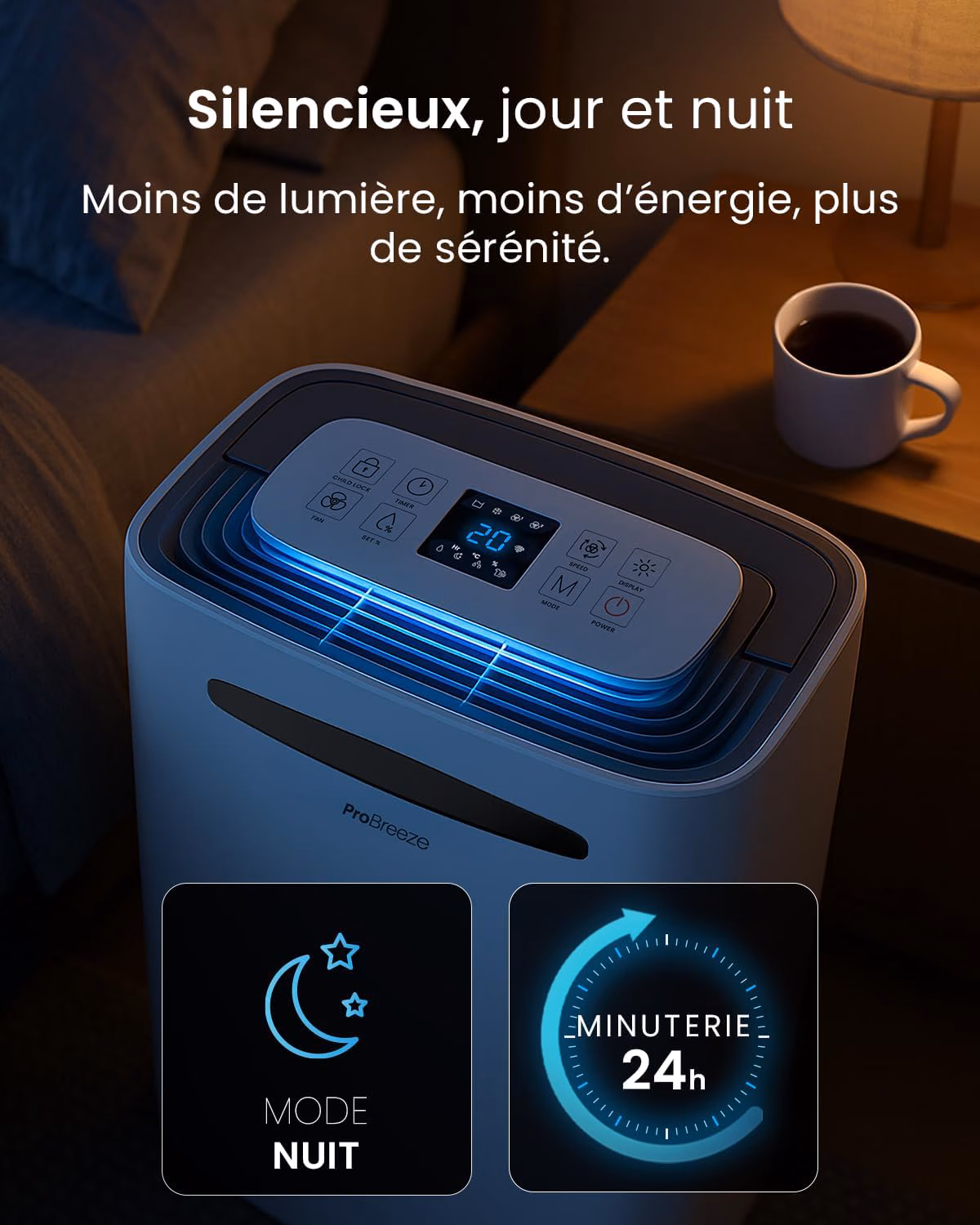 Système drainage continu avec tuyau inclus - fonctionnement 24h/24