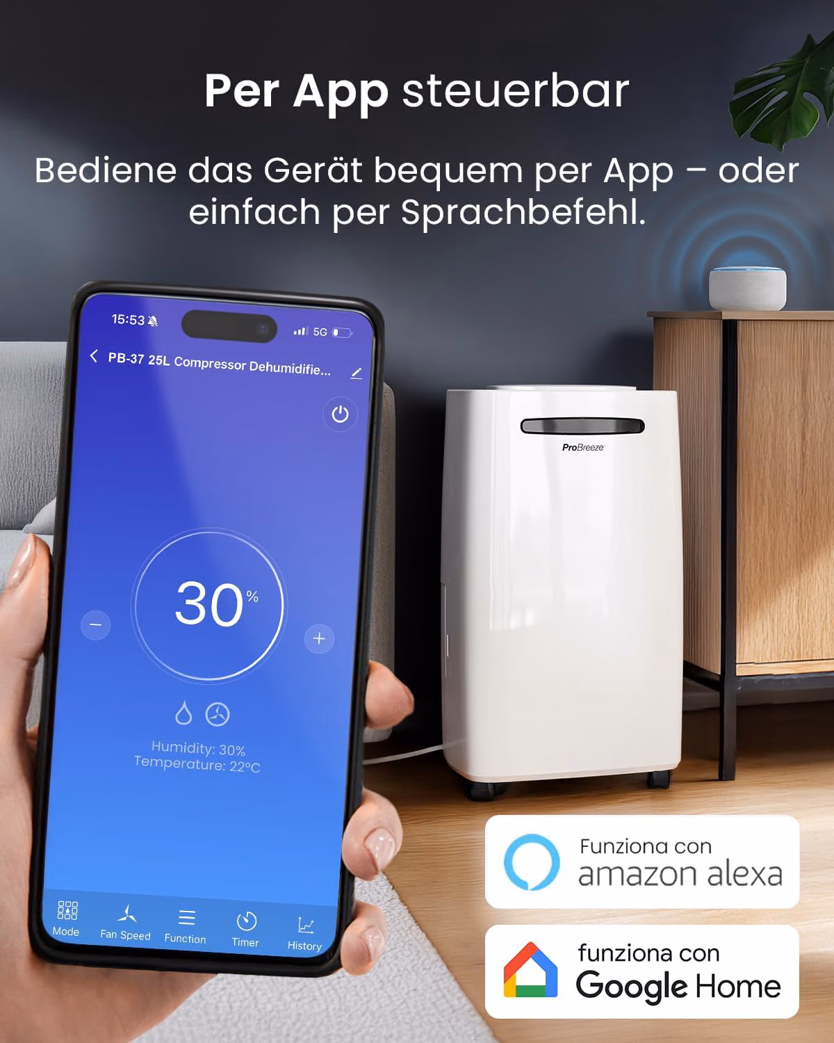WiFi-Bedienfeld und intelligentes LED-Display