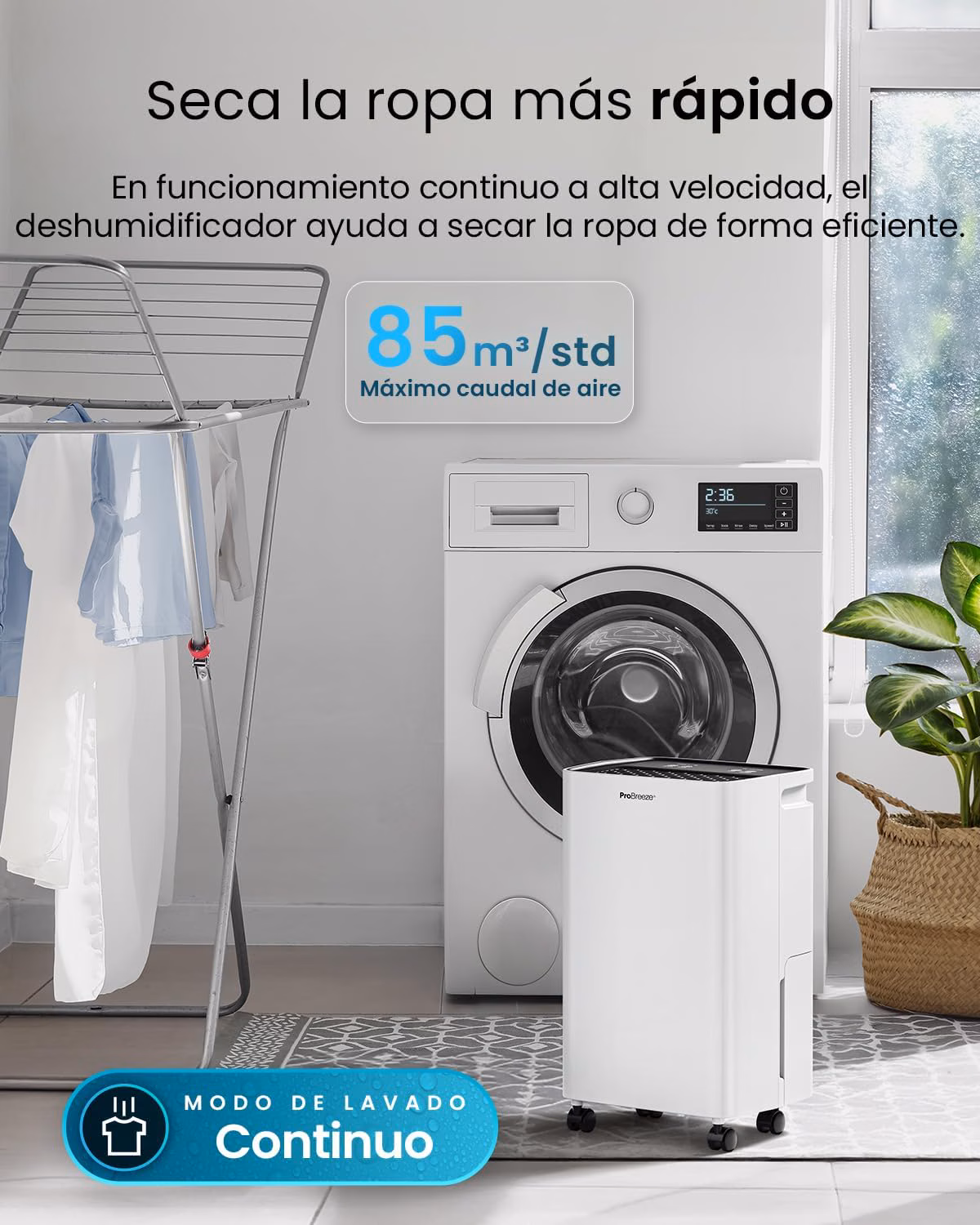 Sensor de humedad inteligente con pantalla LED