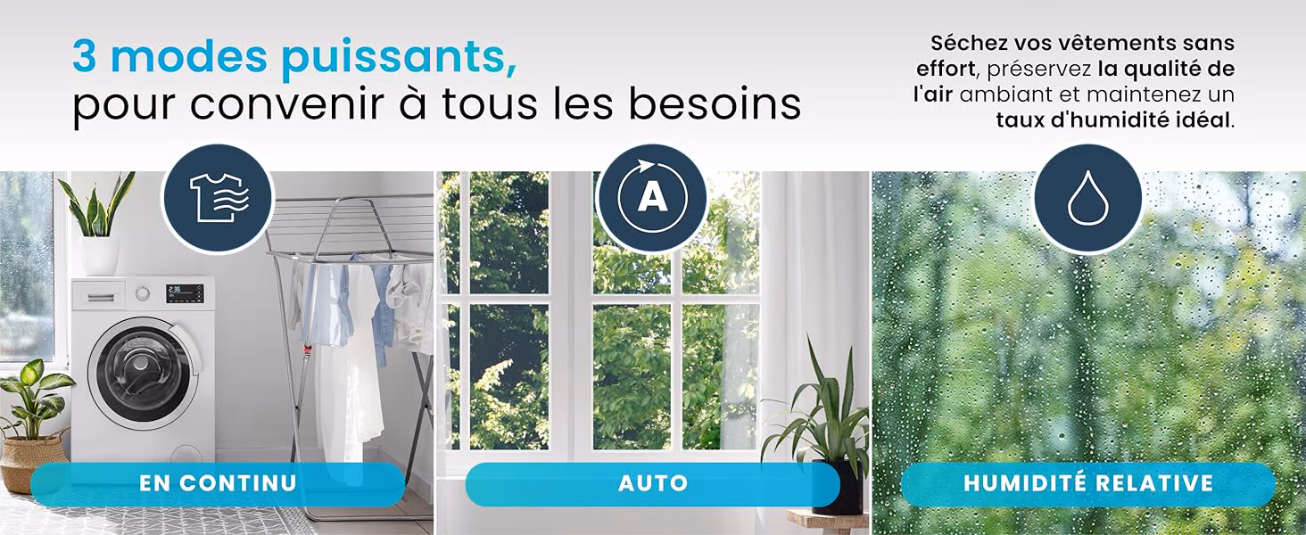 Infographie - Mode séchage linge rapide et économique